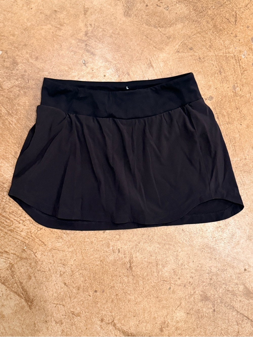 Free Fly Women Active Skort black Sz Large Athletic Running Exercise